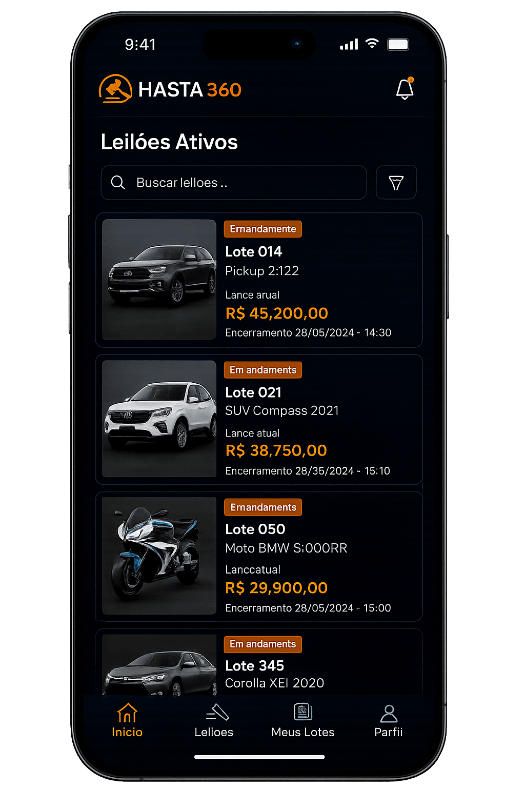 Hasta360 — app no celular